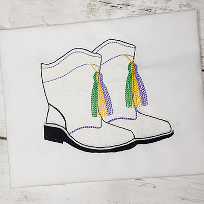 marching boots applique